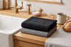 Set of 2 Cotton Woven Terry Kitchen Towels, Textured and Check, 16 x 24 in – view 7
