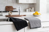 Set of 2 Cotton Woven Terry Kitchen Towels, Textured and Check, 16 x 24 in – view 5