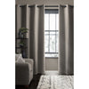 Herringbone Room Darkening Grommet Curtain Panel, 52 x 84 in, Taupe – view 2