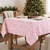 PEVA Christmas Tablecloth with Flannel Back, 52 x 70 in, Holly or Candy Cane – view 4