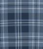 Navy Plaid Faux Mink 3-Piece Comforter Set with Sherpa Reverse, Double/Queen – view 6