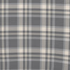 Gray and Cream Plaid Faux Mink 3-Piece Comforter Set with Sherpa Reverse, Double/Queen – view 3