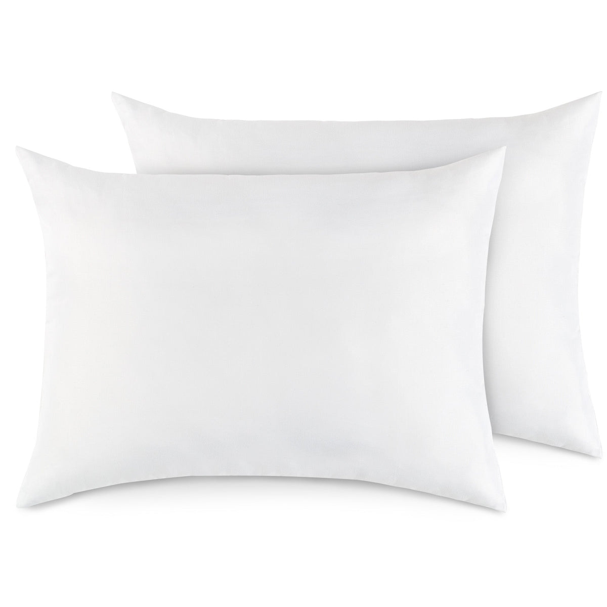 Woven 2 Piece Queen Bed Pillow for Back, Stomach or Side Sleepers, 18 x 24 in