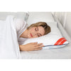 Cooling Matelasse Queen Bed Pillow for Back, Stomach or Side Sleepers, 20 x 30 in, White – view 4