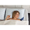 Cooling Matelasse Queen Bed Pillow for Back, Stomach or Side Sleepers, 20 x 30 in, White – view 2