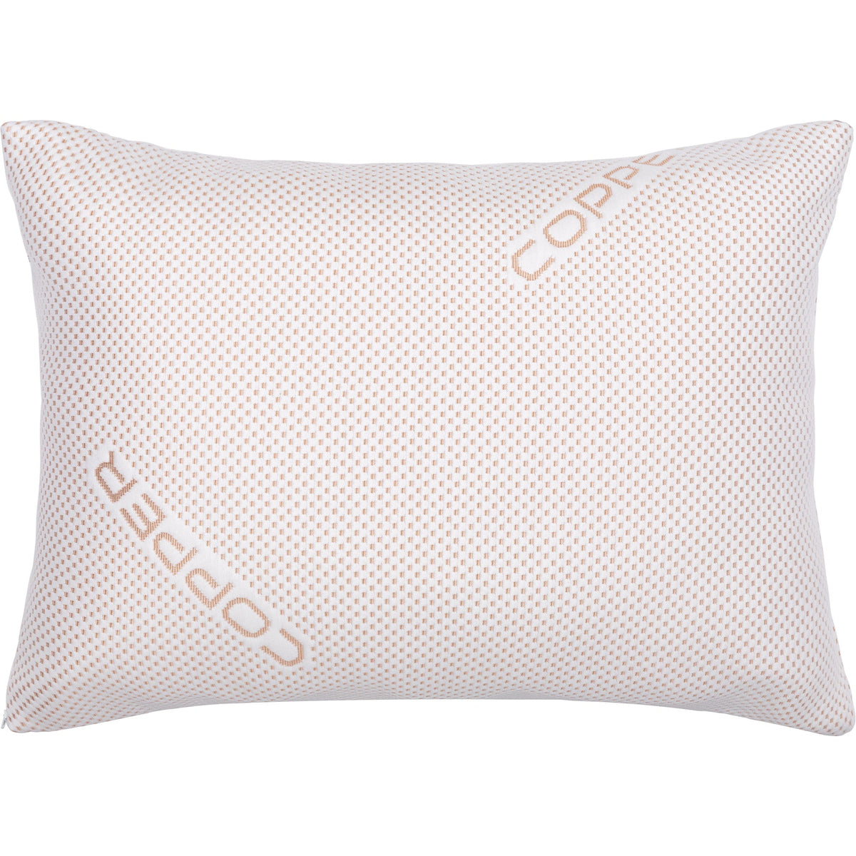 Copper Queen Bed Pillow for Back, Stomach or Side Sleepers, 20 x 30 in