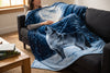 Wolf Print Faux Mink Throw Blanket, 48 x 60 in – view 3