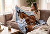 Horse Print Faux Mink Throw Blanket, 48 x 60 in – view 2