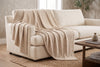 Geometric Jacquard Throw Blanket, 48 x 60 in, Sand
