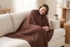 Geometric Jacquard Throw Blanket, 48 x 60 in, Cedar – view 4