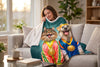 Photo-Real Cat and Dog Champions Sherpa Throw Blanket, 48 x 60 in – view 2