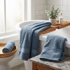 3-Piece Textured Cotton Bath Towel Set with Bath Towel, Hand Towel and Washcloth – view 6