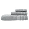 3-Piece Textured Cotton Bath Towel Set with Bath Towel, Hand Towel and Washcloth – view 7