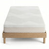 Twin Low-Profile Platform Bed Frame, Natural Oak-Look – view 4