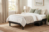 Twin Low-Profile Platform Bed Frame, Black
