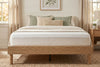 Queen Low-Profile Platform Bed Frame, Natural Oak-Look – view 3