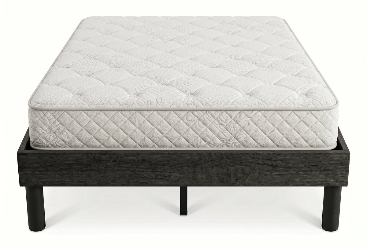 Queen Low-Profile Platform Bed Frame, Black – view 5