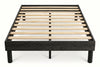 Queen Low-Profile Platform Bed Frame, Black – view 2