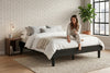 King Low-Profile Platform Bed Frame, Black – view 4