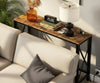 55-Inch Console Table with Built-In Outlets and USB Ports, Reclaimed-Wood-Look Finish – view 4