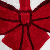 Shaped Non-Slip Christmas Bath Mat, 18 x 24 in, Peppermint Swirl or Red Bow Gift – view 8