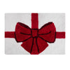 Shaped Non-Slip Christmas Bath Mat, 18 x 24 in, Peppermint Swirl or Red Bow Gift – view 5