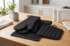 4-Piece Cotton Kitchen Set with Oven Mitts, Pot Holder and Kitchen Towel