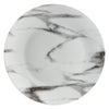 Gray Marble-Look Porcelain 16-Piece Dinnerware Set with Gold Flatware – view 3