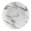 Gray Marble-Look Porcelain 16-Piece Dinnerware Set with Gold Flatware – view 4