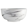 Gray Marble-Look Porcelain 16-Piece Dinnerware Set with Gold Flatware – view 5