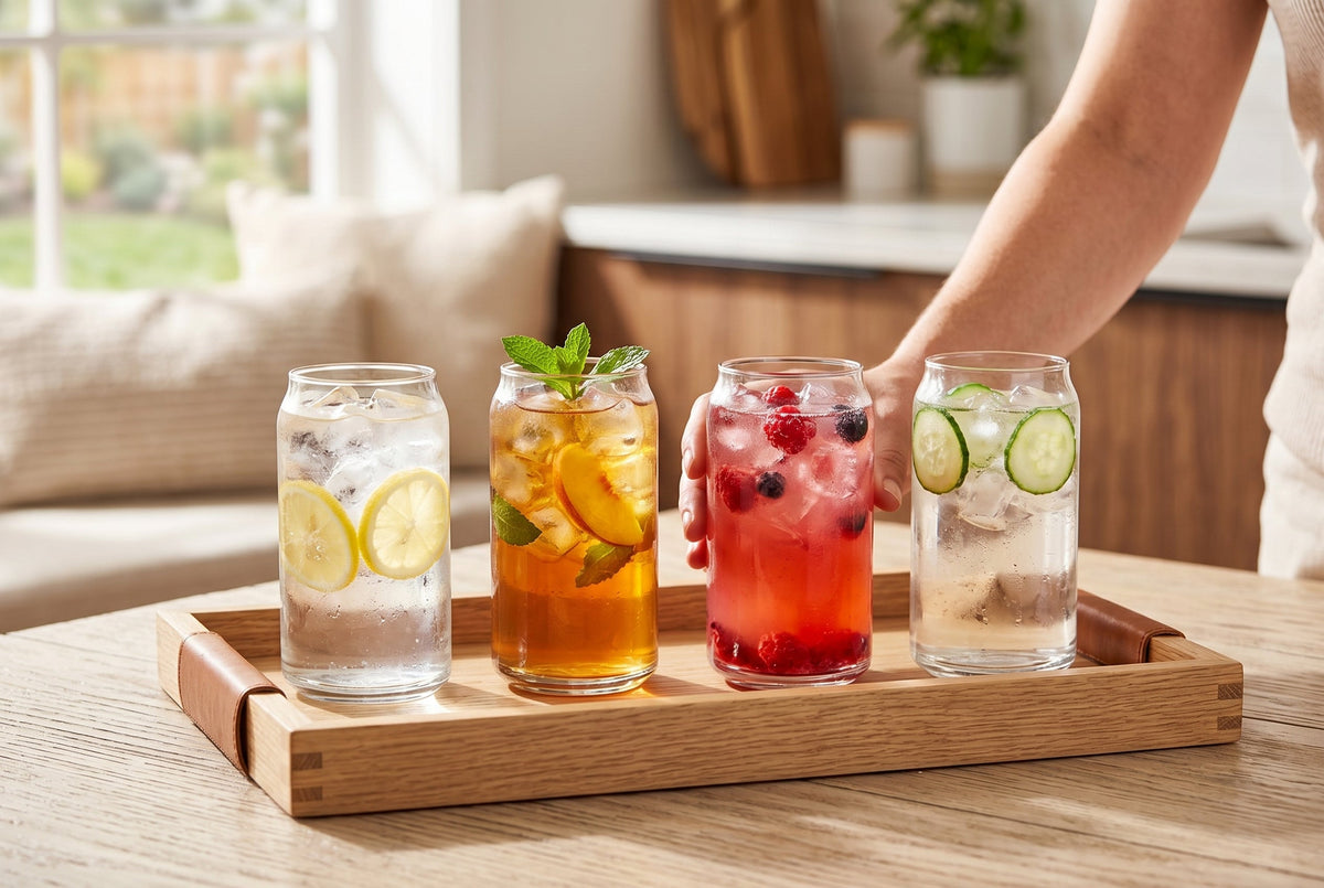 Borosilicate Glass Tumblers, 16.2 oz, Set of 4 – view 3