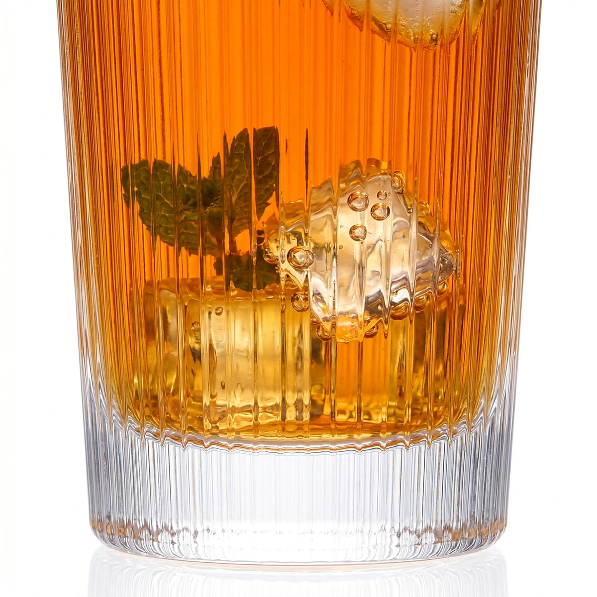 Ribbed Highball Glasses, 11.8 oz, Set of 4 – view 7