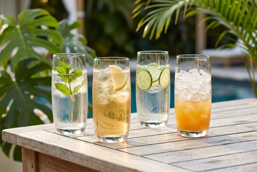 Highball Glasses, 15.6 oz, Set of 4 – lifestyle