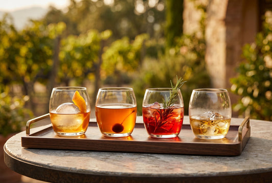 Whiskey Rocks Glasses, 16.2 oz, Set of 4 – lifestyle