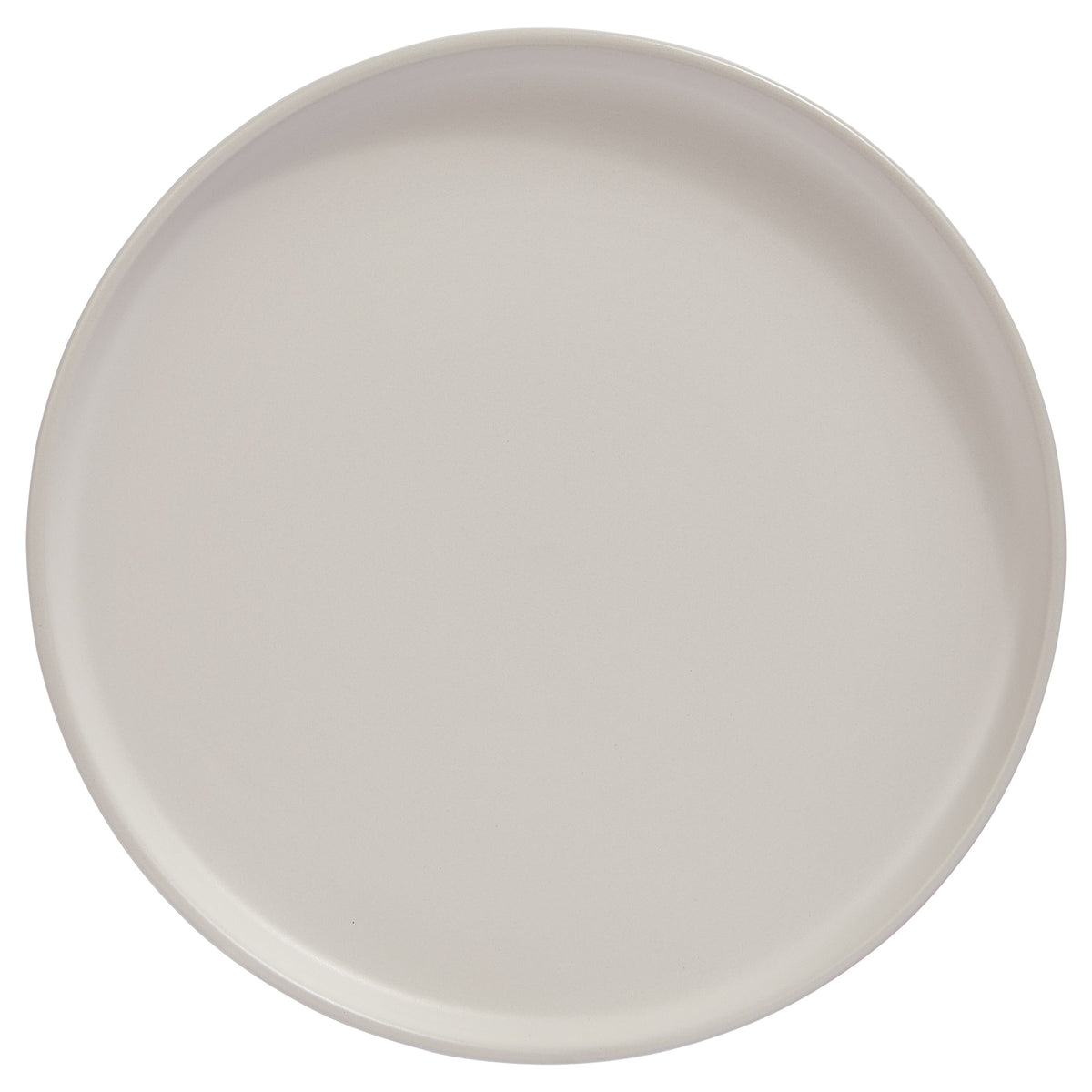 Matte Off-White Stoneware Dinner Plates, Set of 4, 10.4 in | Lisbon – view 4