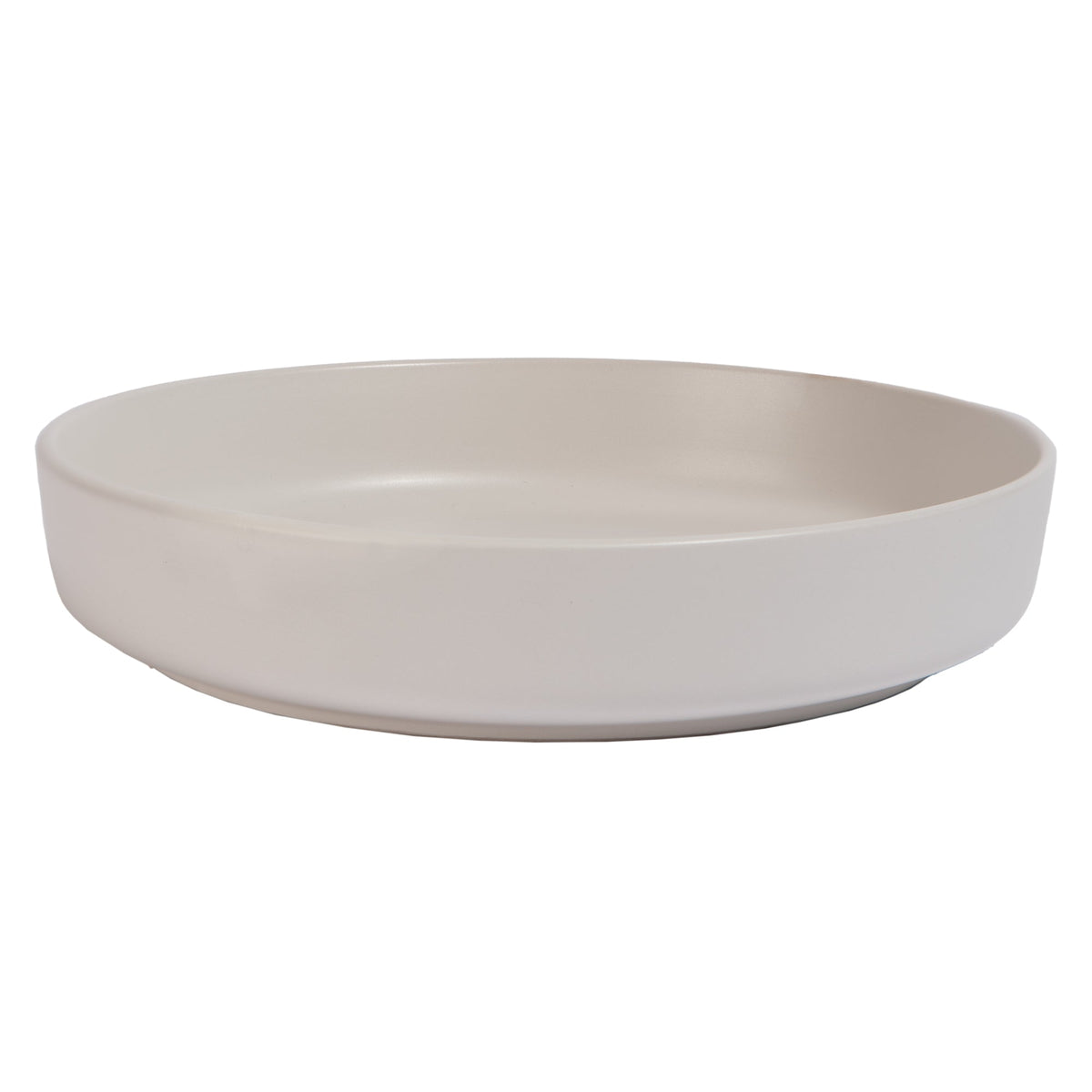 Matte Off-White Stoneware Pasta Bowls, Set of 4, 8.7 in | Lisbon – view 2