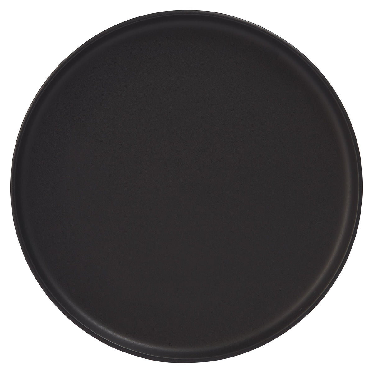 Matte Black Stoneware Dinner Plates, Set of 4, 10.4 in | Lisbon – view 5