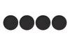 Matte Black Stoneware Dinner Plates, Set of 4, 10.4 in | Lisbon – view 7