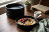 Matte Black Stoneware Pasta Bowls, Set of 4, 8.7 in | Lisbon – view 2