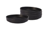 Matte Black Stoneware Pasta Bowls, Set of 4, 8.7 in | Lisbon – view 5