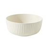 Bone Fluted Embossed Stoneware 12-Piece Dinnerware Set – view 2