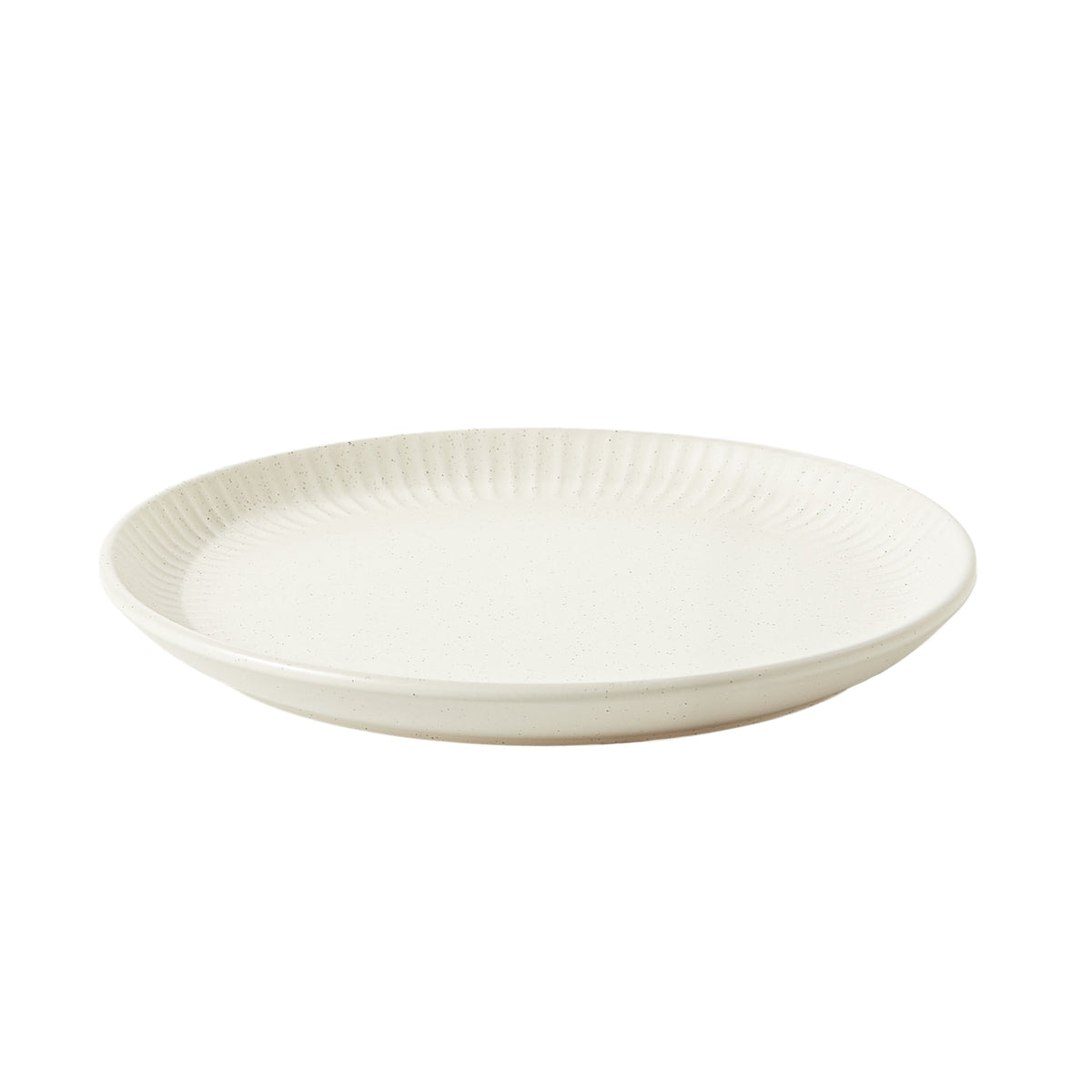 Bone Fluted Embossed Stoneware 12-Piece Dinnerware Set – view 4