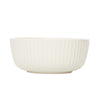 Bone Fluted Embossed Stoneware 12-Piece Dinnerware Set – view 8