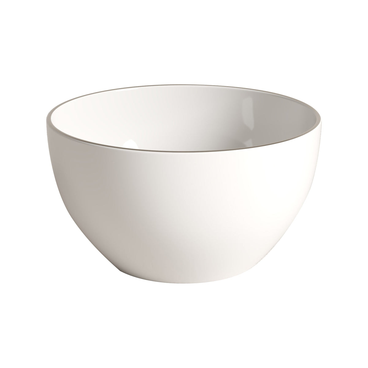 White Porcelain 12-Piece Dinnerware Set with Platinum Rim – view 10