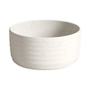 Speckled Off-White Ribbed Stoneware 12-Piece Dinnerware Set – view 10