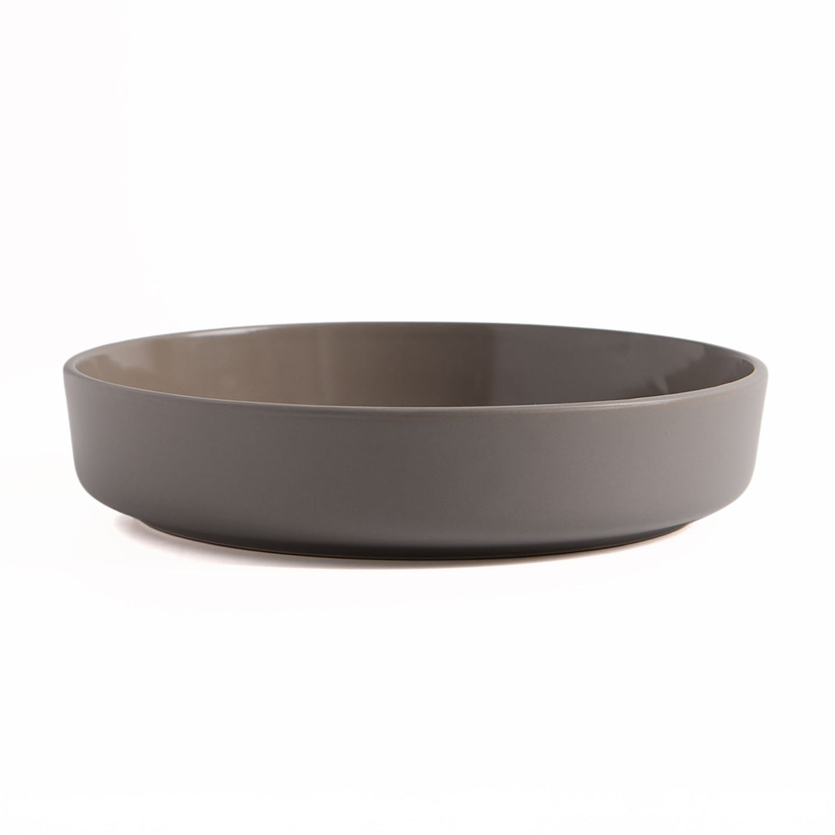 Taupe Stoneware Pasta Bowls, Set of 4, 8.7 in | Gaia – view 5