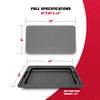 Rapid Defrosting Tray, Defrost Chicken, Steak and Other Meats Quickly, No Mess Tray Included, Thaw Frozen Foods Faster Without a Microwave or Hot Water, Quick and Safe