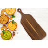 Acacia Wood Serving Board with Handle, 16.9 x 6.5 in – view 3