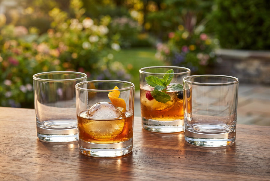 Whiskey Rocks Glasses, 12.8 oz, Set of 4 – lifestyle
