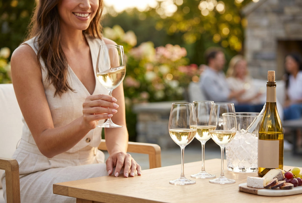 White Wine Glasses, 12.7 oz, Set of 4 – view 4